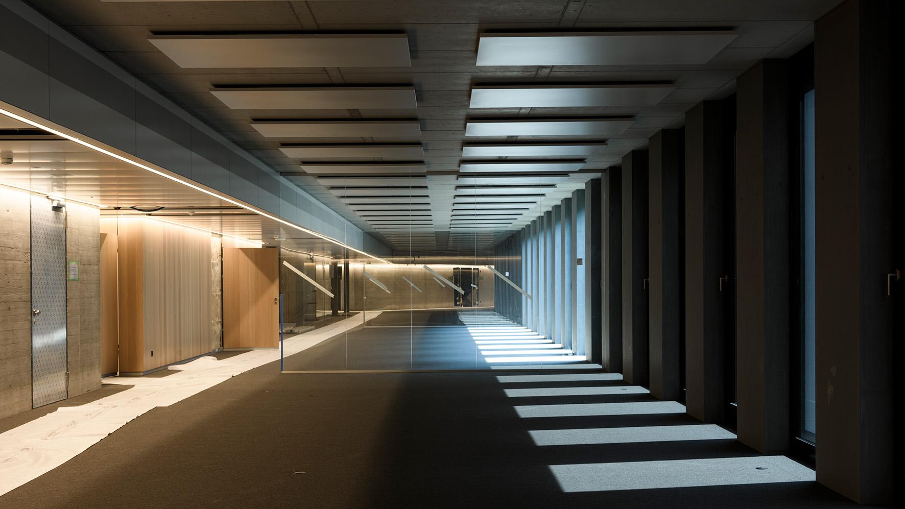 Innenbereich der PJZ-Baustelle im Juli 2021