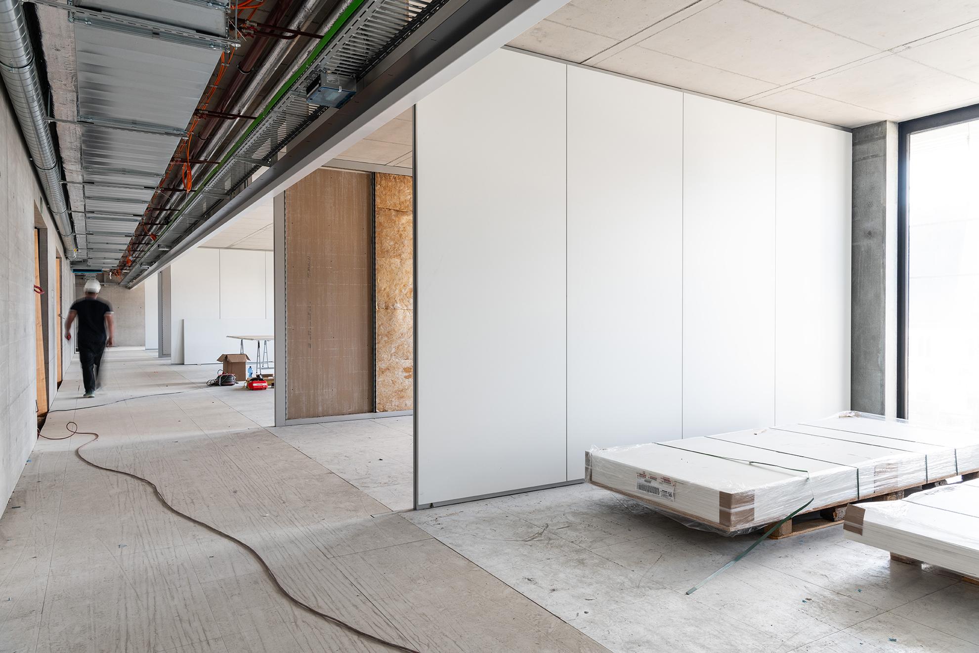 PJZ-Baustelle im Mai 2020: Innenansicht.