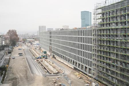 Die PJZ-Baustelle im November 2020.
