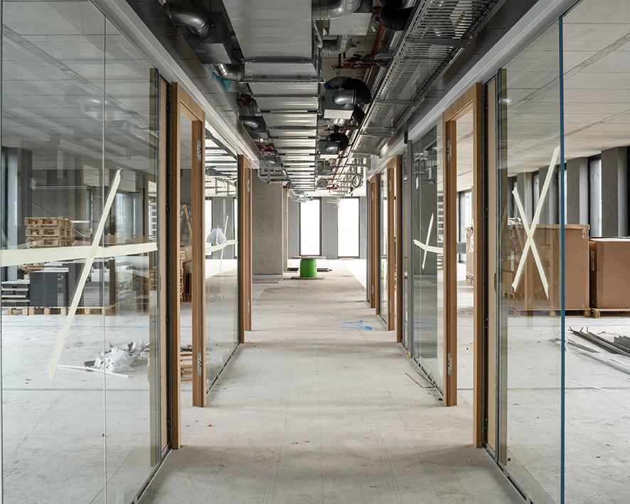 Die PJZ-Baustelle von Innen im November 2020.