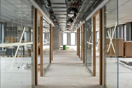 Die PJZ-Baustelle von Innen im November 2020.