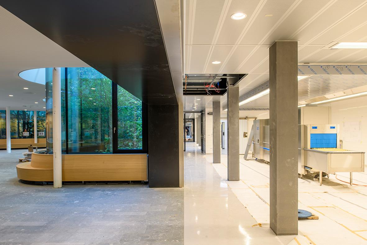 Innenbereich der PJZ-Baustelle im September 2021