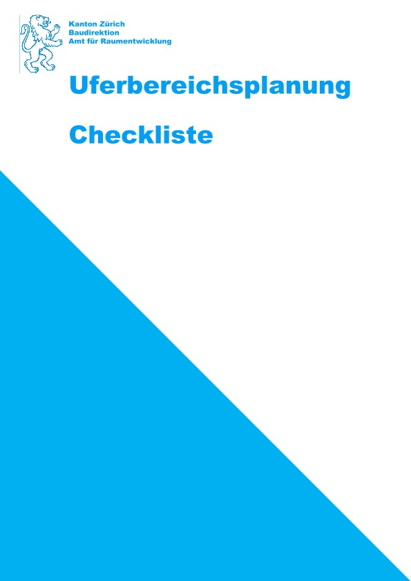 Uferbereichsplanung Checkliste