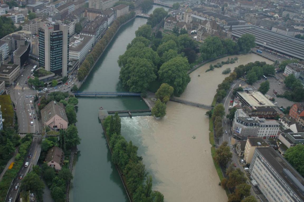 hochwasserschutz sihl zurichsee limmat kanton zurich