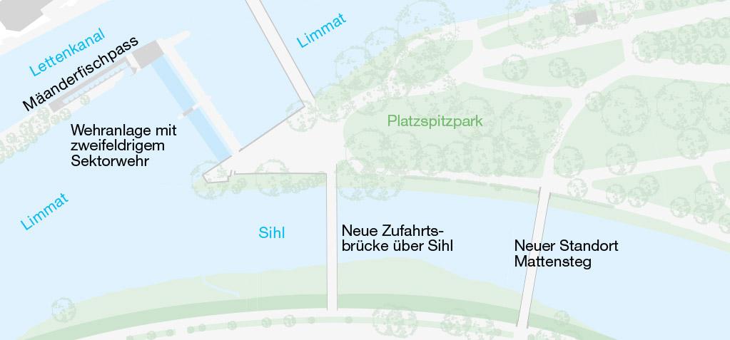 Plan Erneuerung Platzspitzwehr
