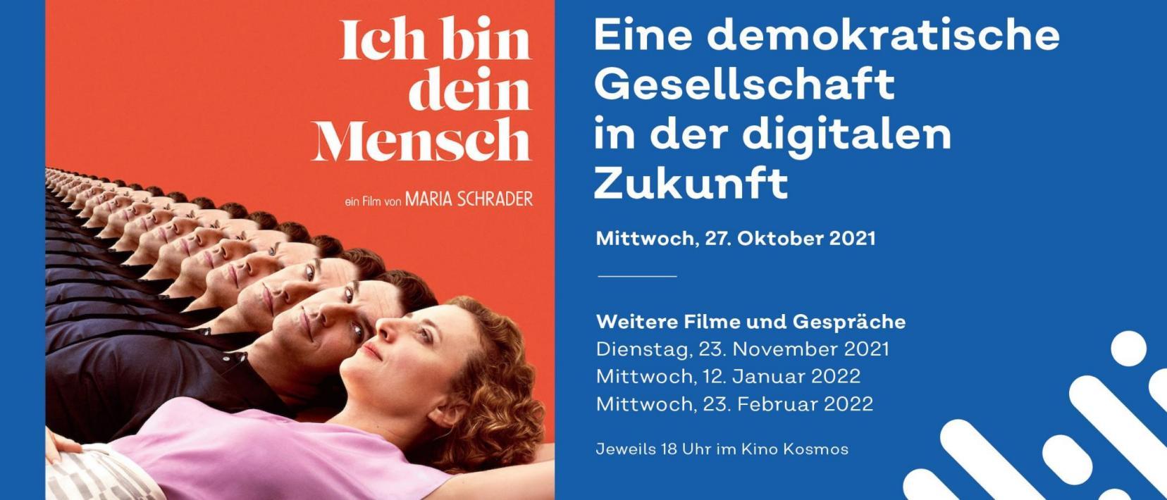 Einladungskarte zum Filmgespräch am 27. Oktober 2021