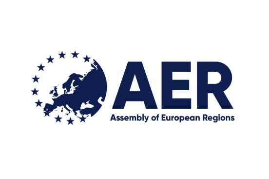 Das engischsprachige Logo der Versammlung der Regionen Europas (VRE)