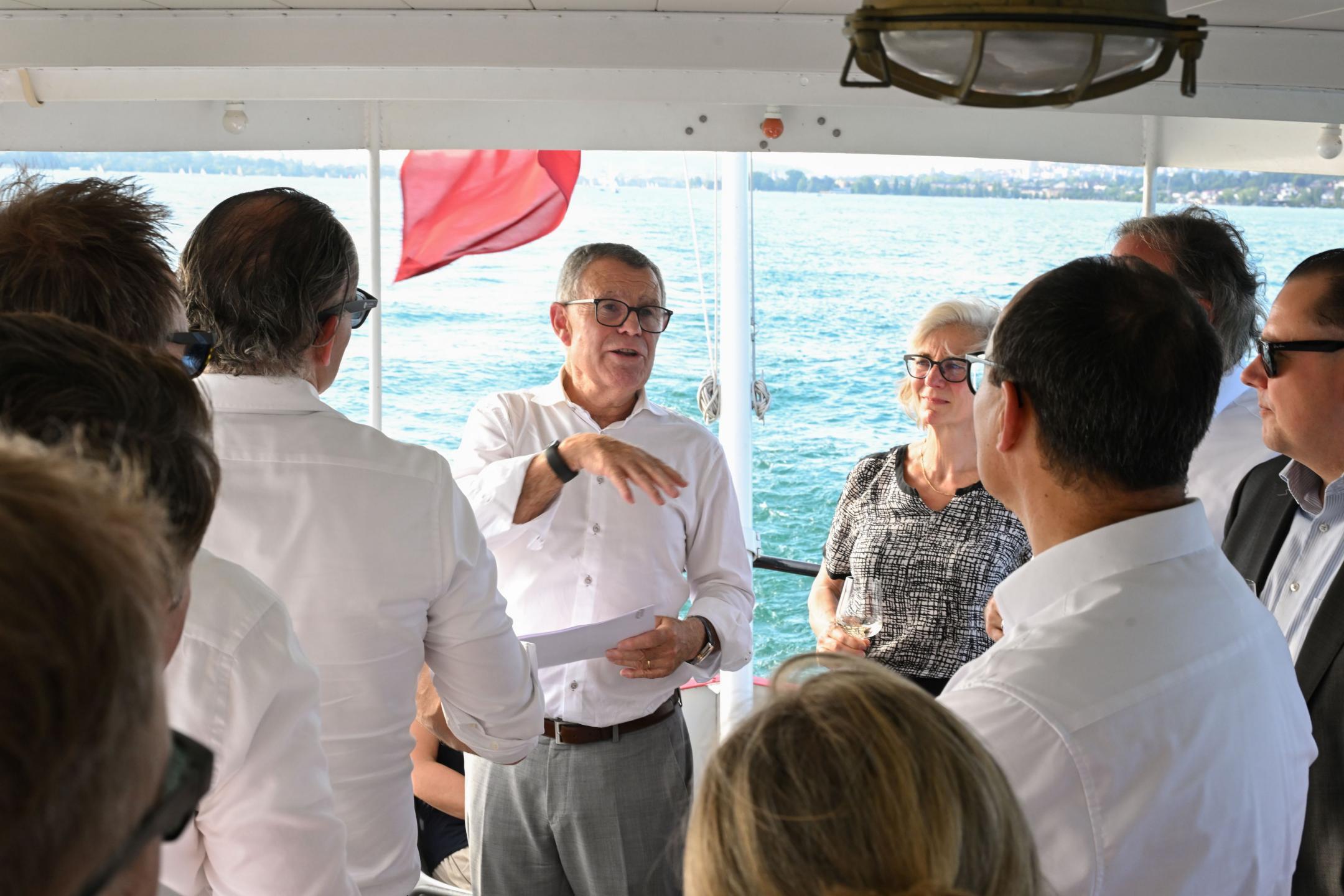 RR Ernst Stocker erklärt den Zürichsee