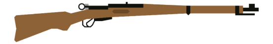 Grafische Abbildung eines Karabiner-Gewehrs.