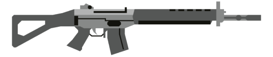 Grafische Abbildung eines Sturmgewehr 90.