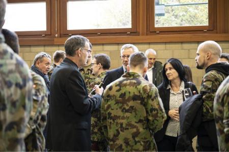 Verabschiedung Armeeangehöriger aus der Armee und der Militärdienstpflicht