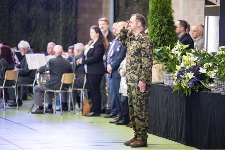 Verabschiedung Armeeangehöriger aus der Armee und der Militärdienstpflicht