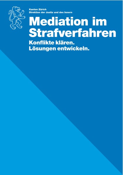 Flyer Mediation im Strafverfahren