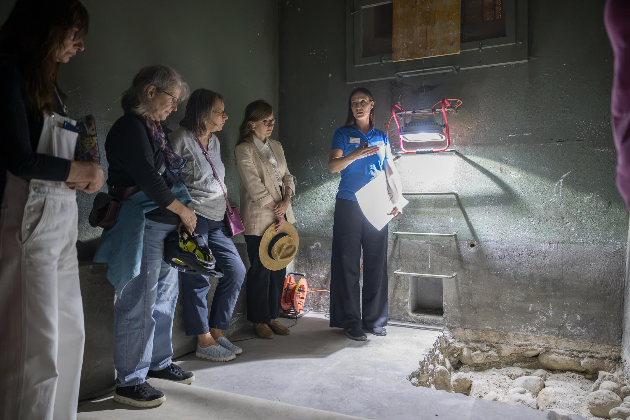 Führung zur Archäologie im Erdgeschoss des Abteigebäudes