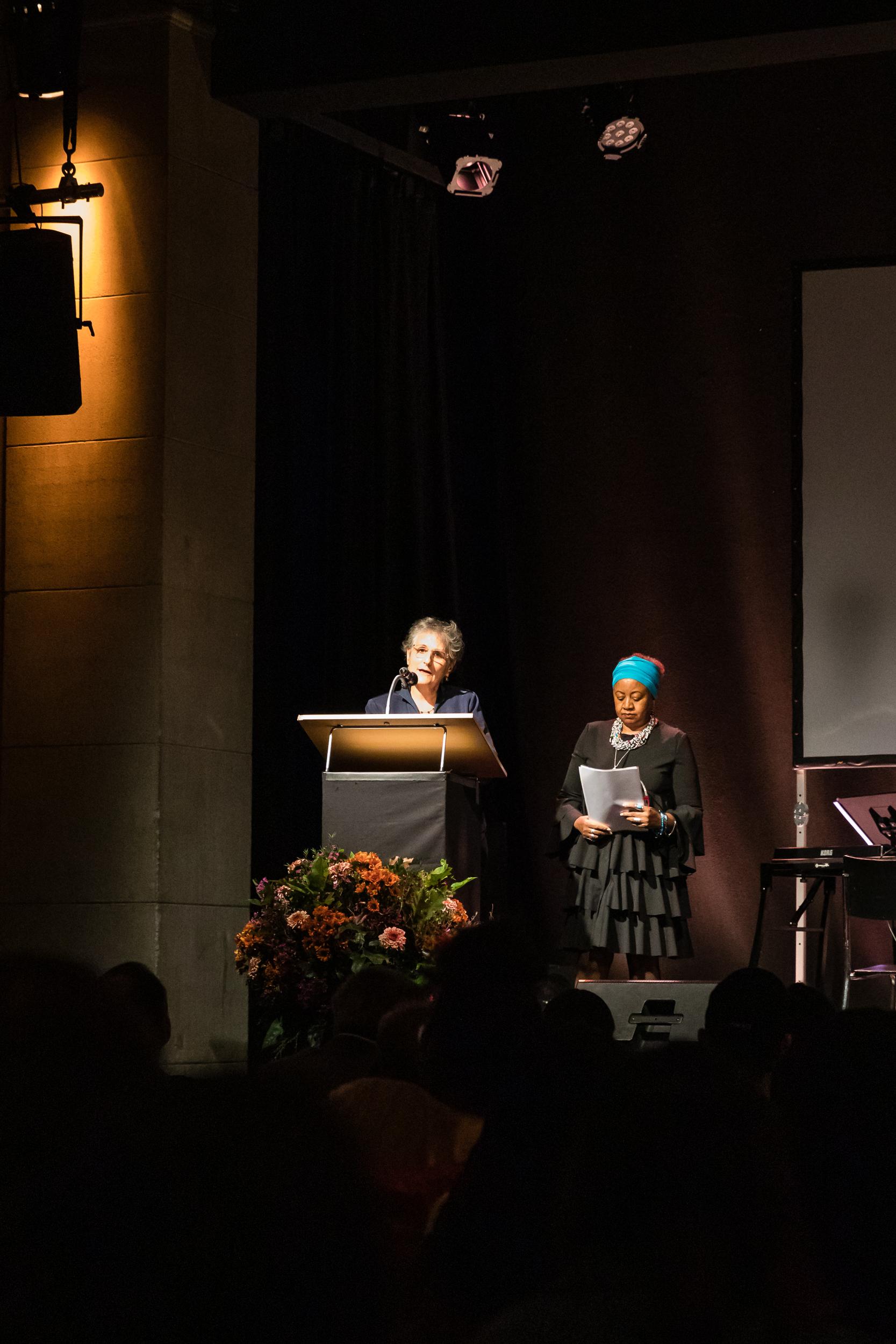 Laudatio von Shelley Berlowitz und Zeedah Meierhofer-Mangeli