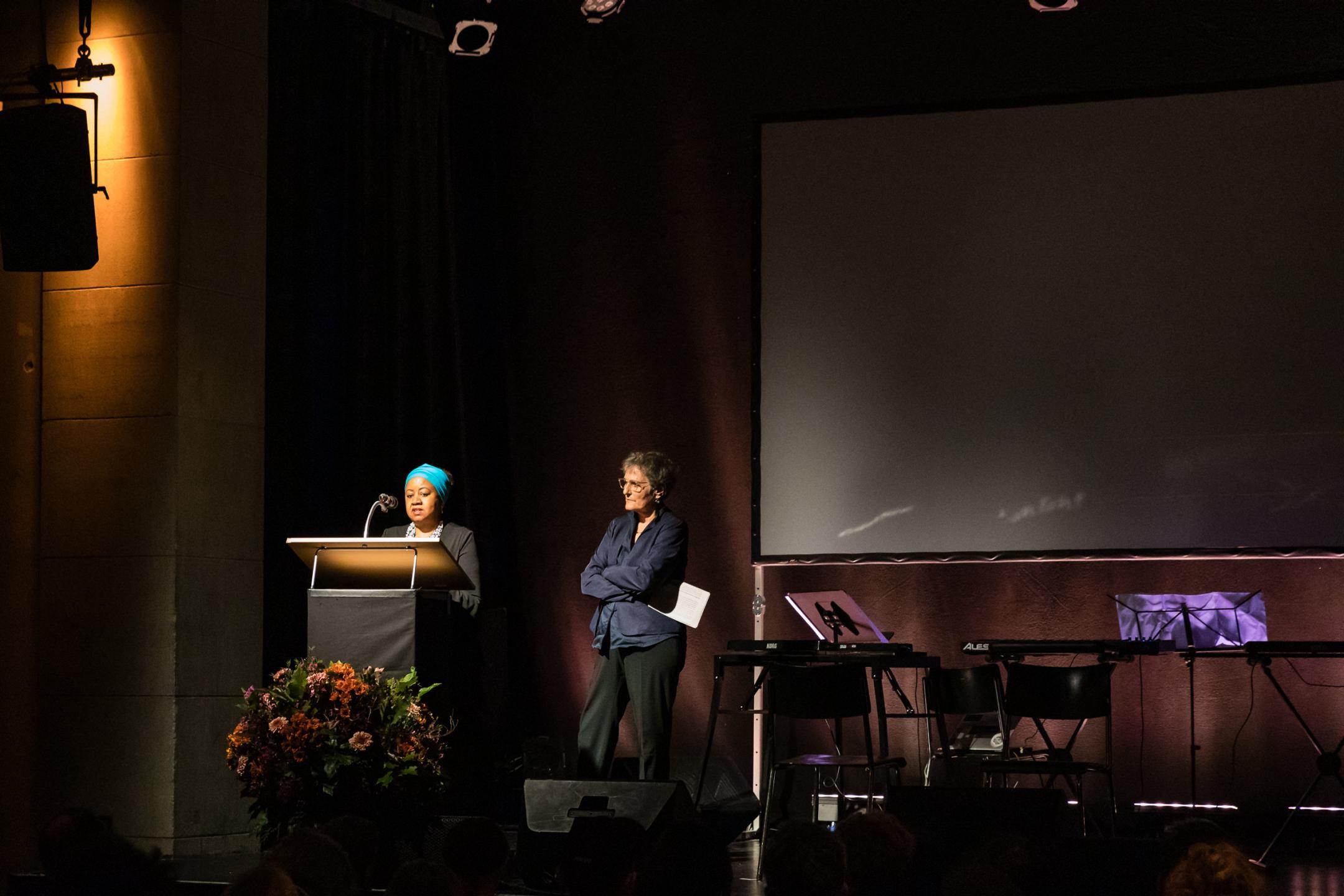 Laudatio von Shelley Berlowitz und Zeedah Meierhofer-Mangeli