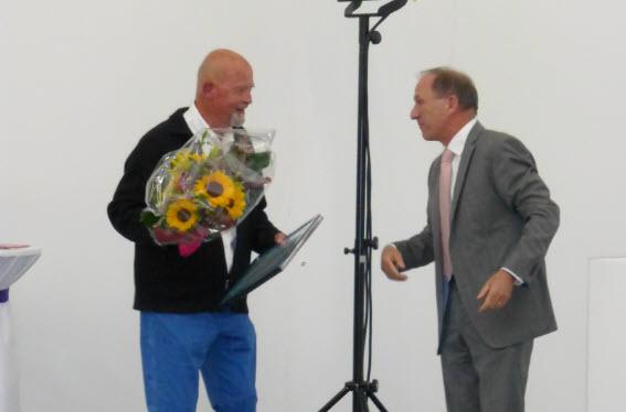 Hans Knuchel mit Martin Graf bei der Preisverleihung