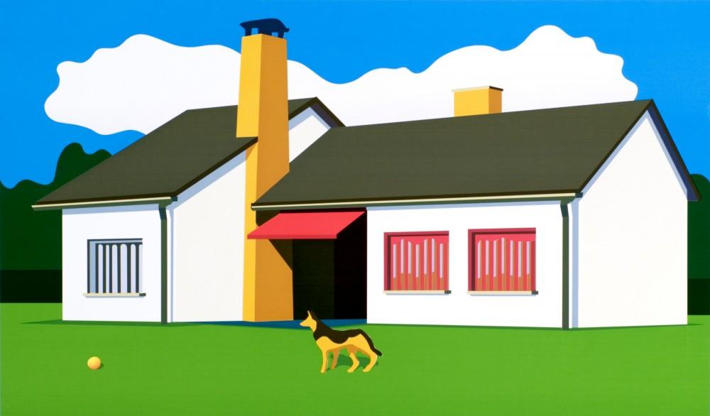 Grafische Darstellung eines Hauses