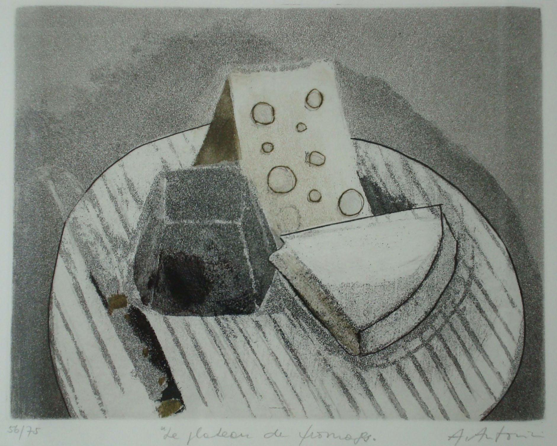                                Annapia Antonini, Le plateau de fromages, undat., Artothek Kanton Zürich, Inv. Nr. 6183 Artothek.