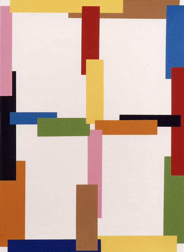 Abstrakte Druckgrafik