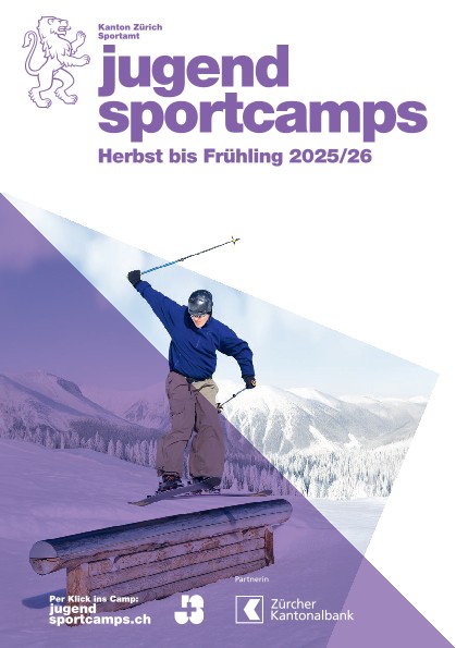 Broschüre Jugendsportcamps Herbst bis Frühling 2025/26