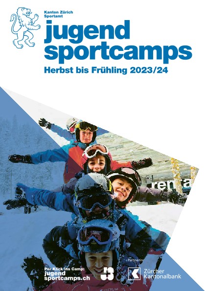 Broschüre Jugendsportcamps Herbst bis Frühling 2023/24