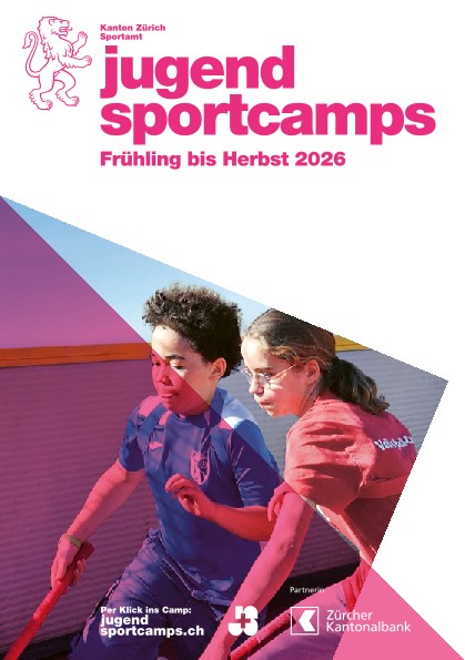 Broschüre Jugendsportcamps Frühling bis Herbst 2026