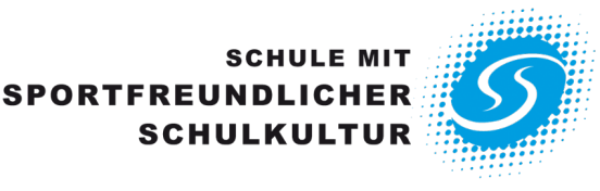 Logo mit Schriftzug Schule mit sportfreundlicher Schulkultur