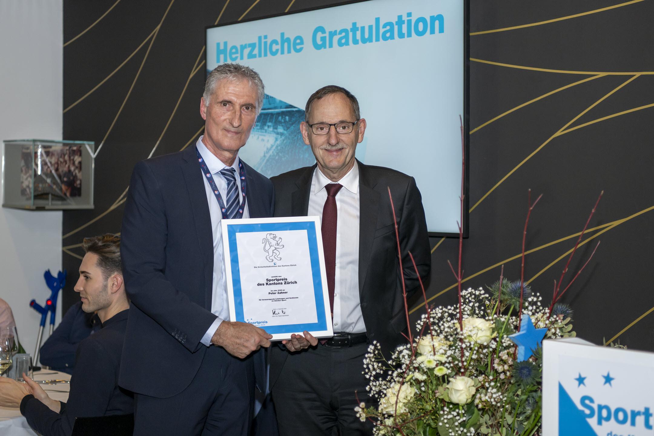 Sportpreis des Kantons Zürich 2023