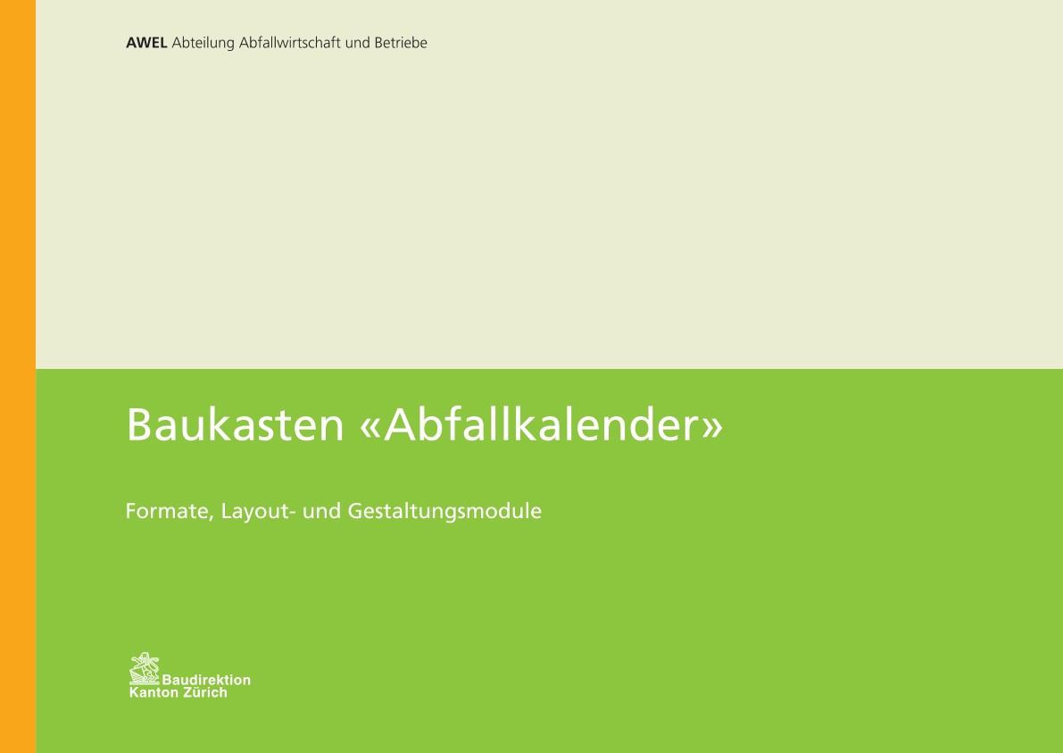 Baukasten Abfallkalender