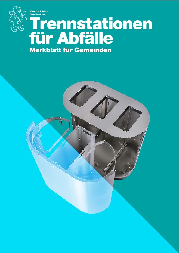 Trennstationen für Abfälle - Merkblatt für Gemeinden