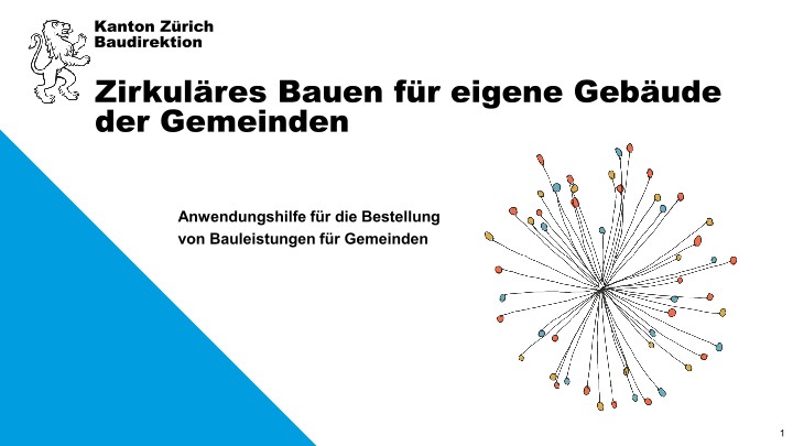 Zirkuläres Bauen bei eigenen Gebäuden der Gemeinde - Anwendungshilfe für die Bestellung von Bauleistungen