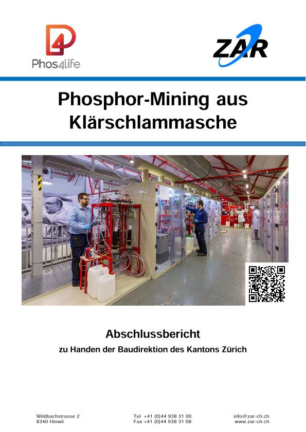 Abschlussbericht: Phosphor-Mining aus Klärschlammasche