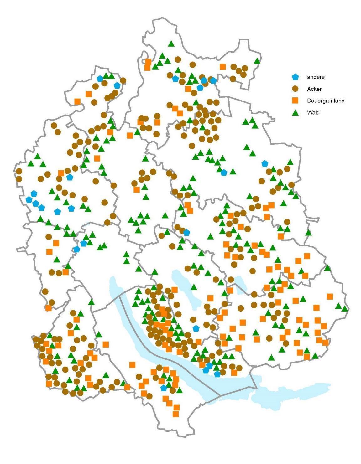 Karte mit Standorten der KaBo 
