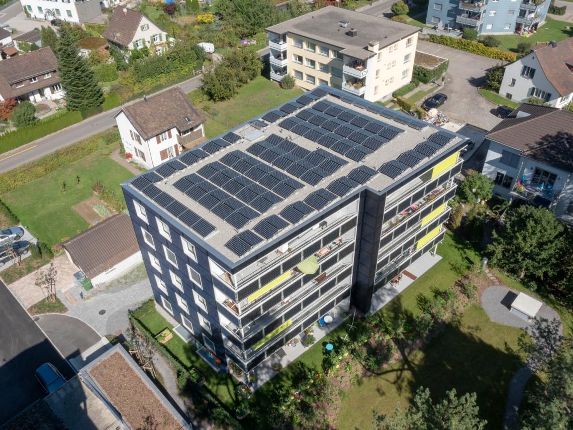 Bild des Hochhauses Sonnenpark in Wetzikon