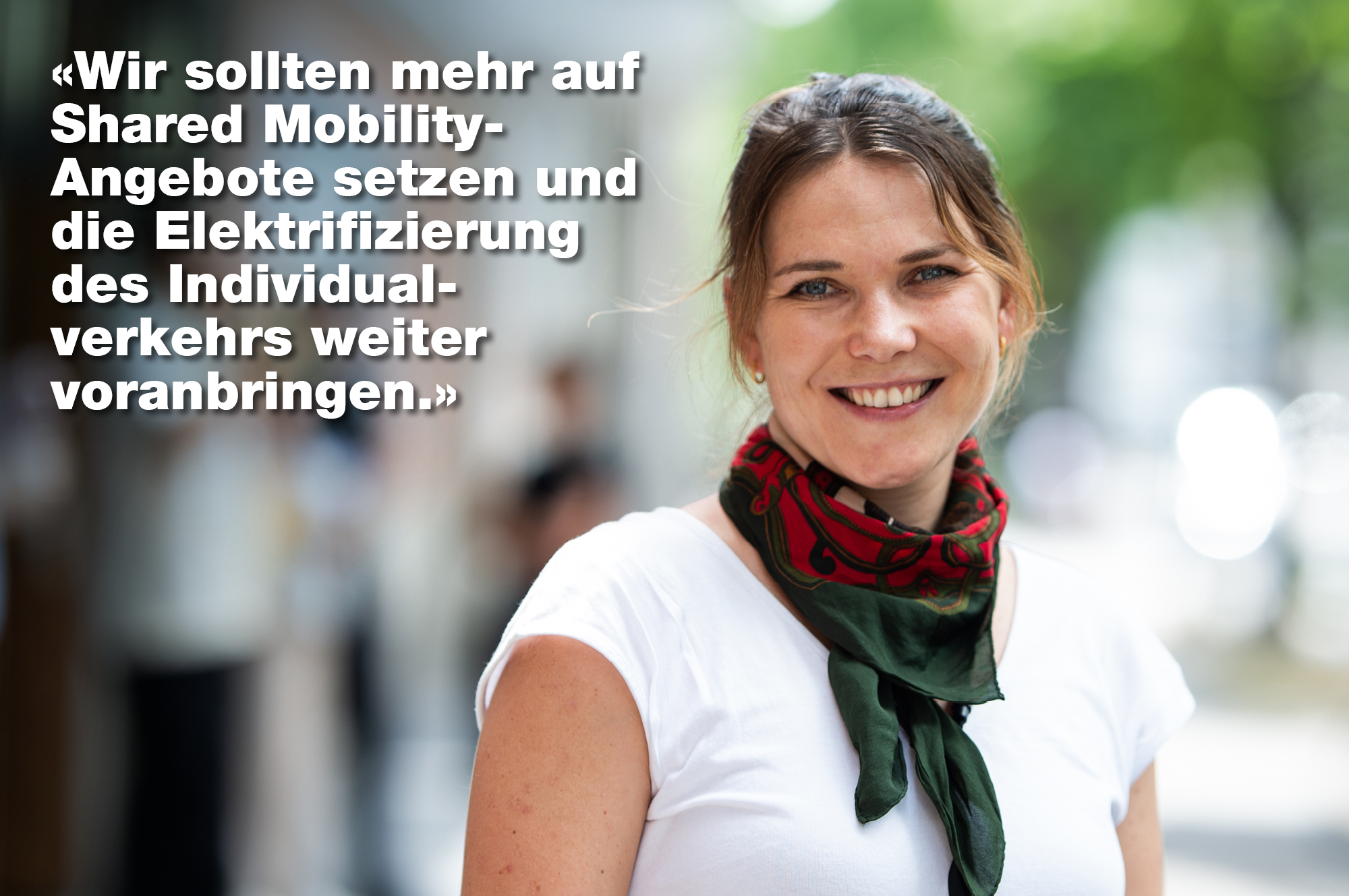 Porträtfoto von Nadine Stähli mit eingepflegtem Zitat gemäss Bildlegende.