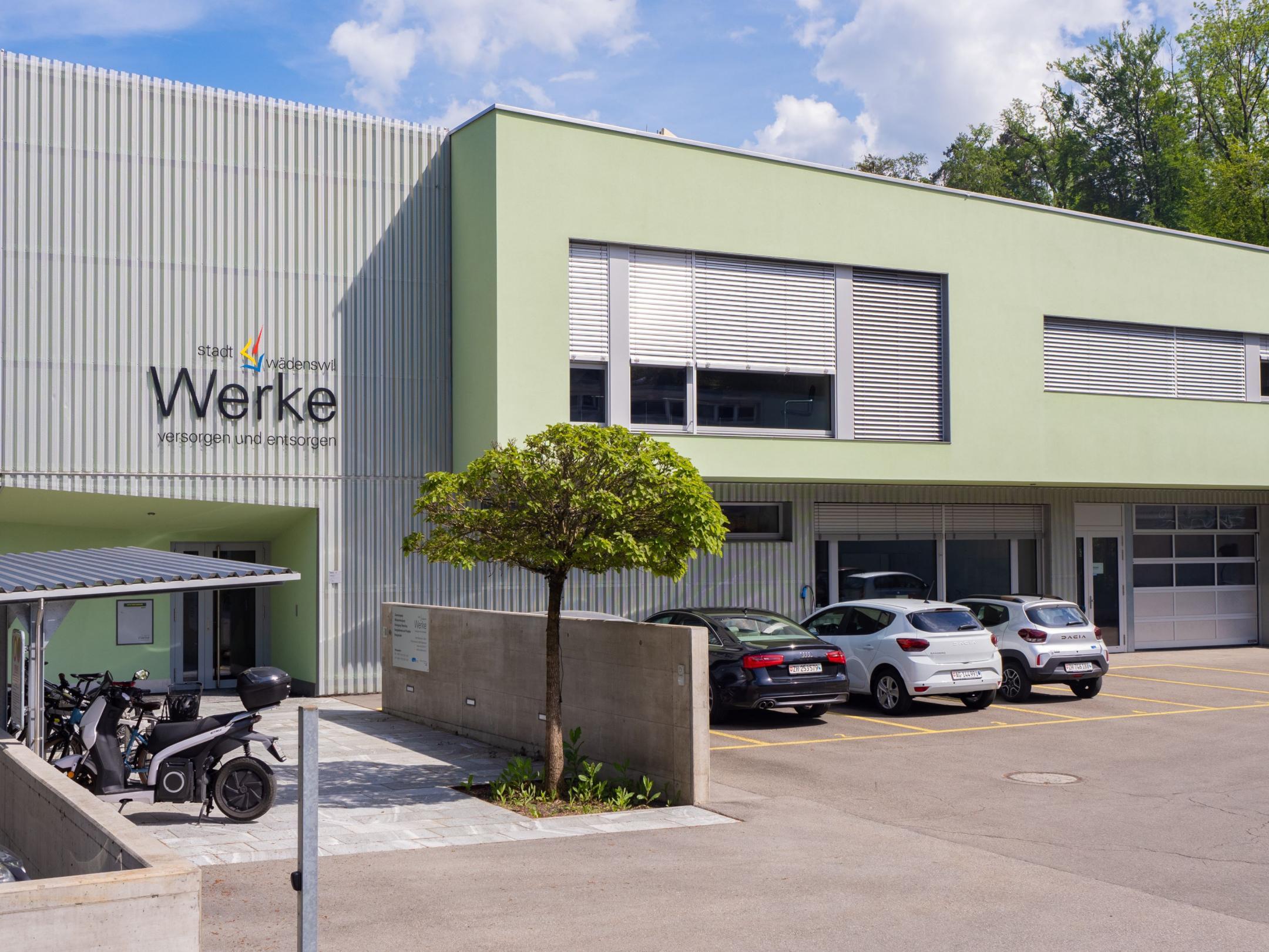 Gebäude der Werke Wädenswil.