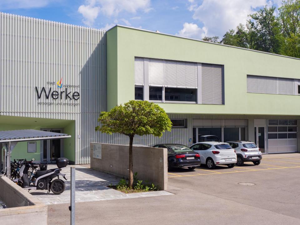Gebäude der Werke Wädenswil.