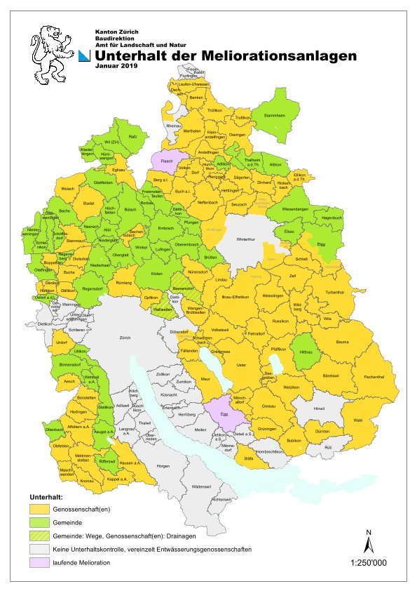 Unterhalt der Meliorationsanlagen