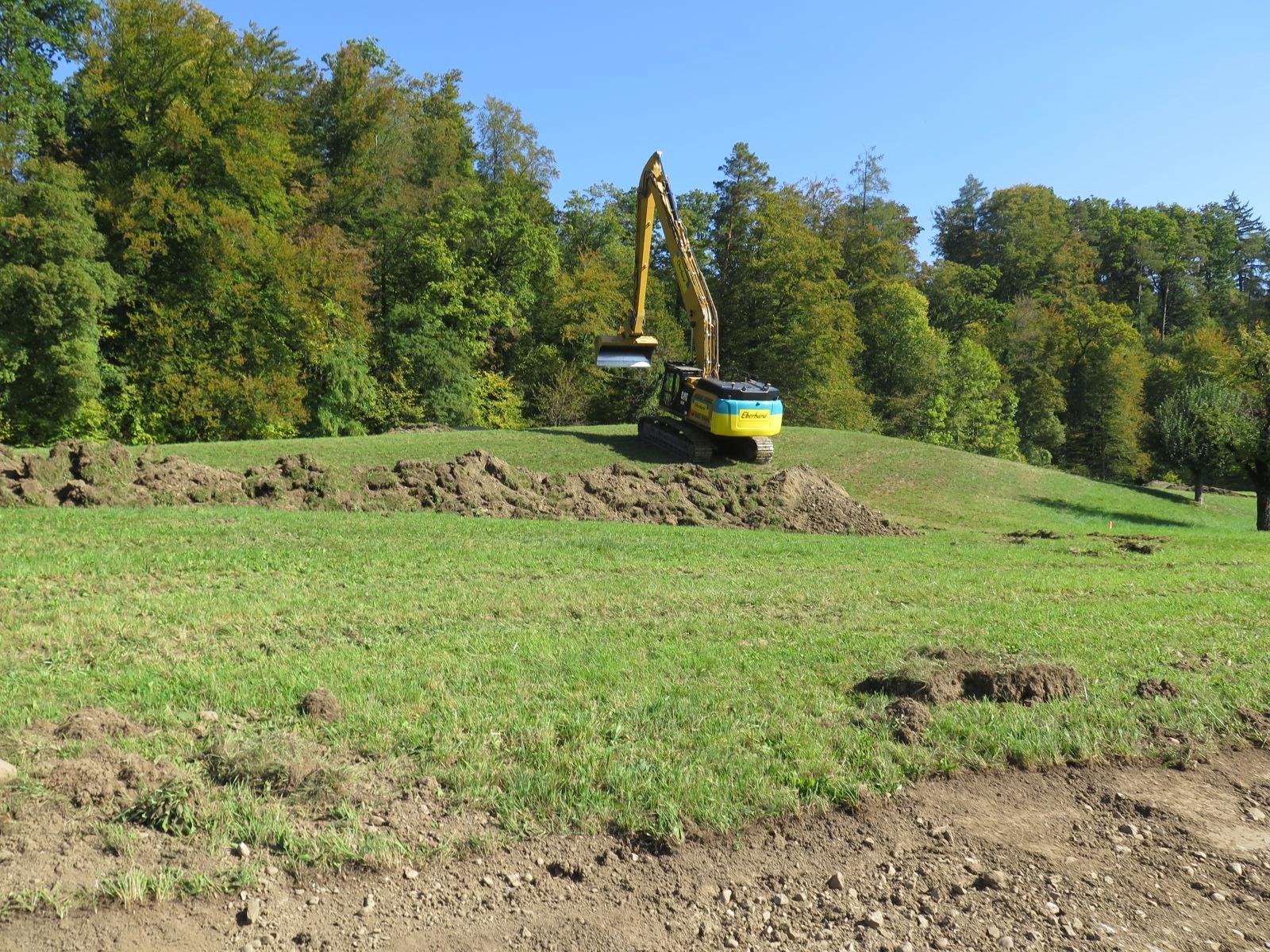 Oberbodenabtrag Steinächer