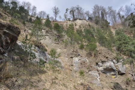 Blick in die Fallätsche