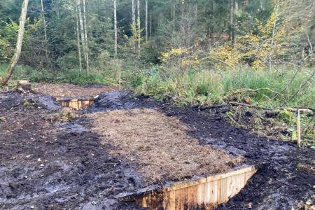 Einbau von Spundwänden