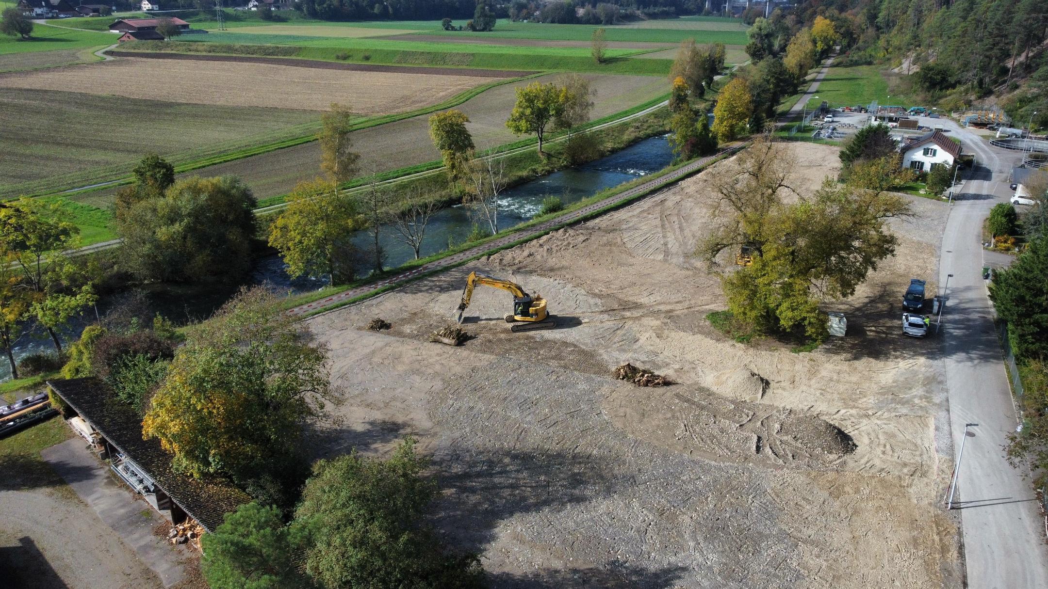 Drohnenfoto vom Projektgebiet
