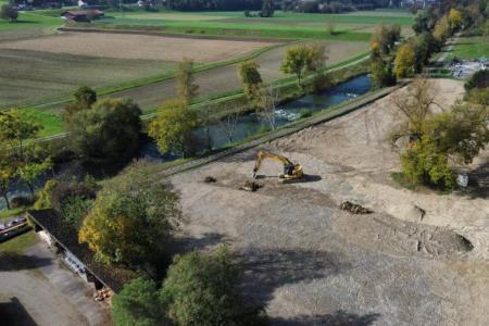 Drohnenfoto vom Projektgebiet