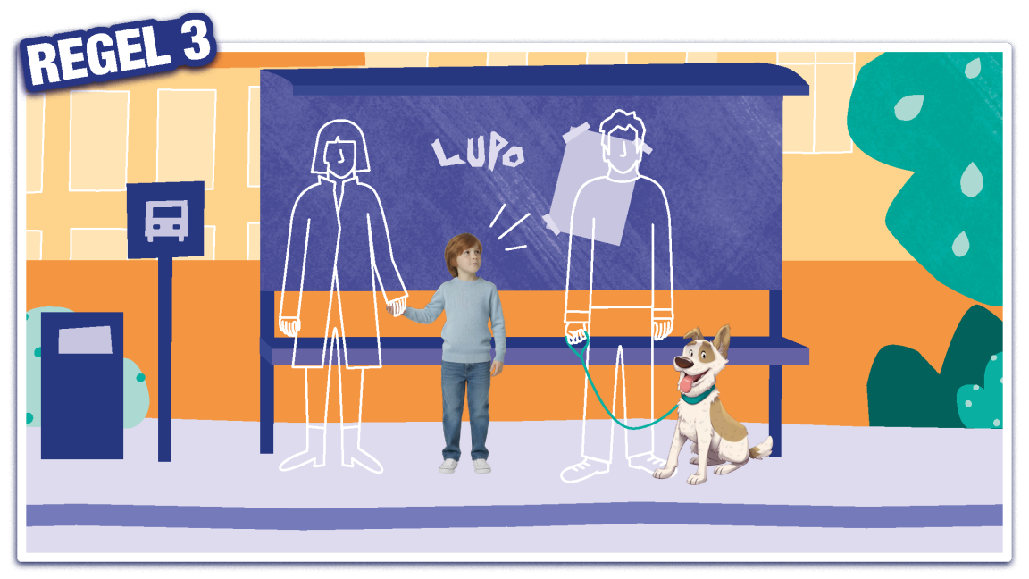 Regel 3: Wenn du einen Hund streicheln möchtest