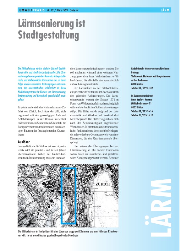 Lärmsanierung ist Stadtgestaltung