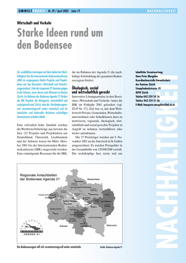 Wirtschaft und Verkehr: Starke Ideen rund um den Bodensee