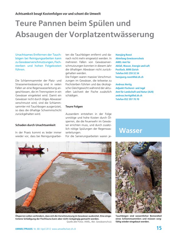 Teure Pannen beim Spülen und Absaugen der Vorplatzentwässerung: Achtsamkeit beugt Kostenfolgen vor und schont die Umwelt