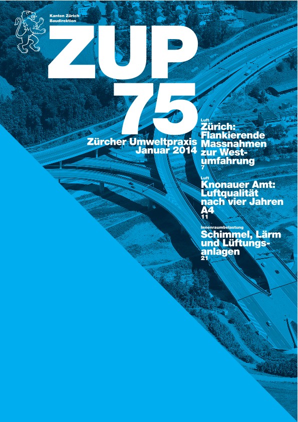 Zürcher UmweltPraxis Nr. 75, vollständige Ausgabe - Schwerpunkt: Innenraumqualität