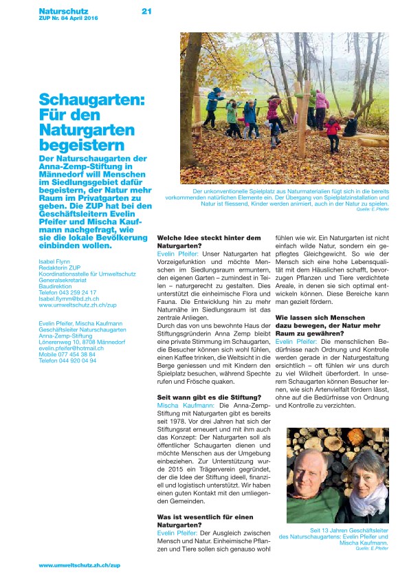 Schaugarten: Für den Naturgarten begeistern